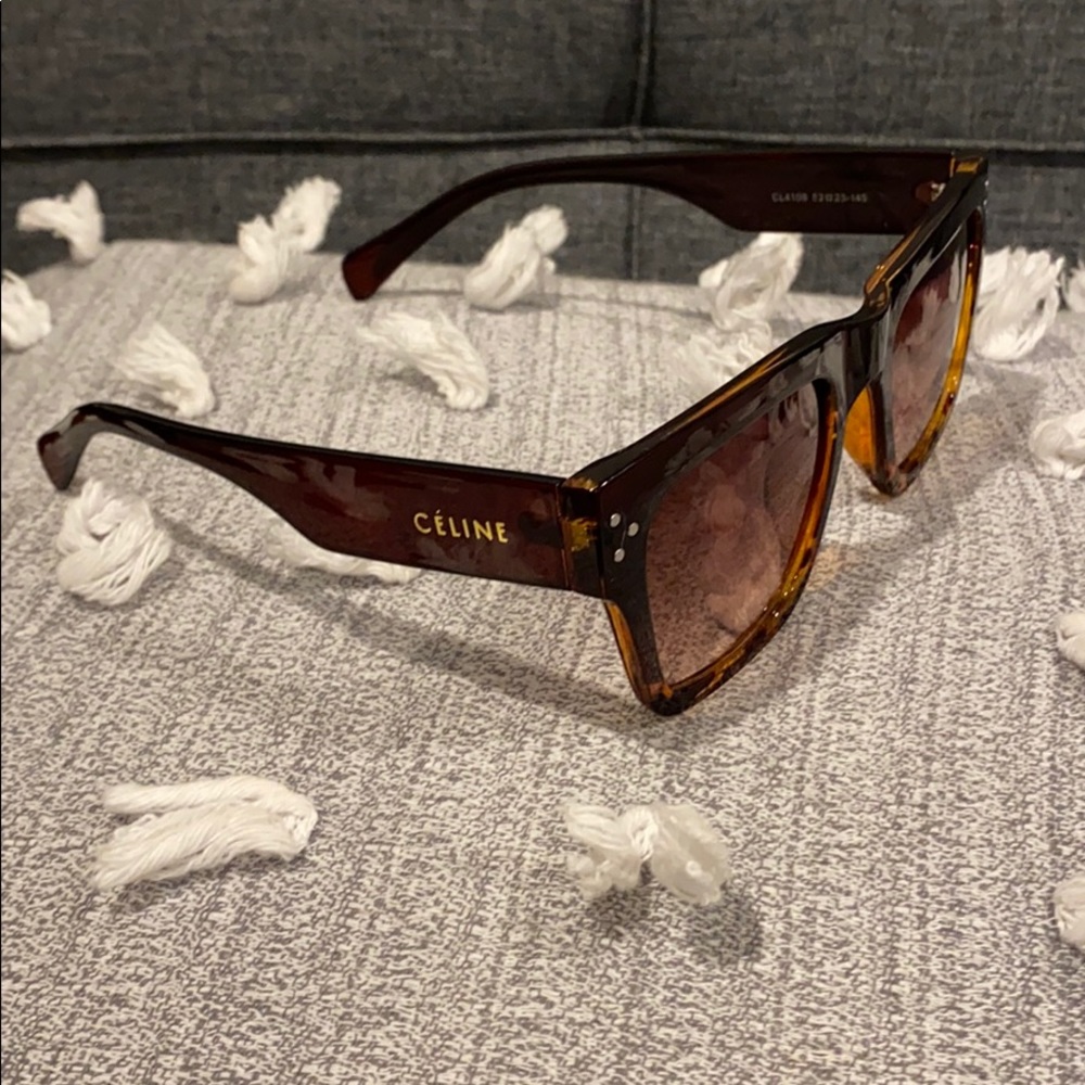 Celine / tort sunglasses - Picture 2 of 2